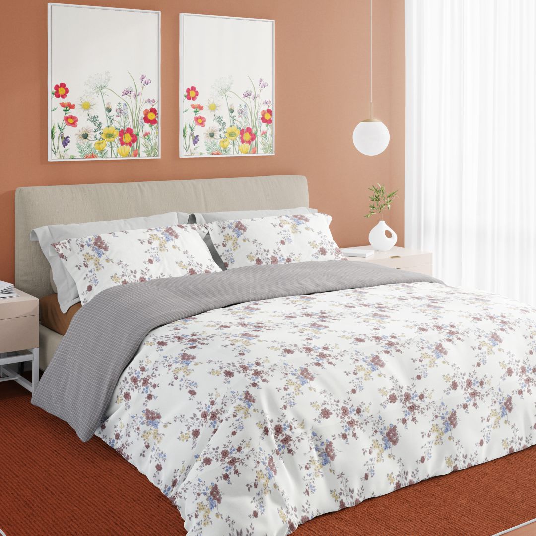 Night Queen All Season Reversible Comforter Double Bed - Trenton