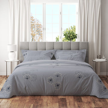 Trenton 200 TC Cotton Super King Double Bedsheet With Two Pillow Covers (270X270 Cms) - Trenton