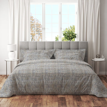 Trenton 200 TC Cotton Super King Double Bedsheet With Two Pillow Covers (270X270 Cms) - Trenton