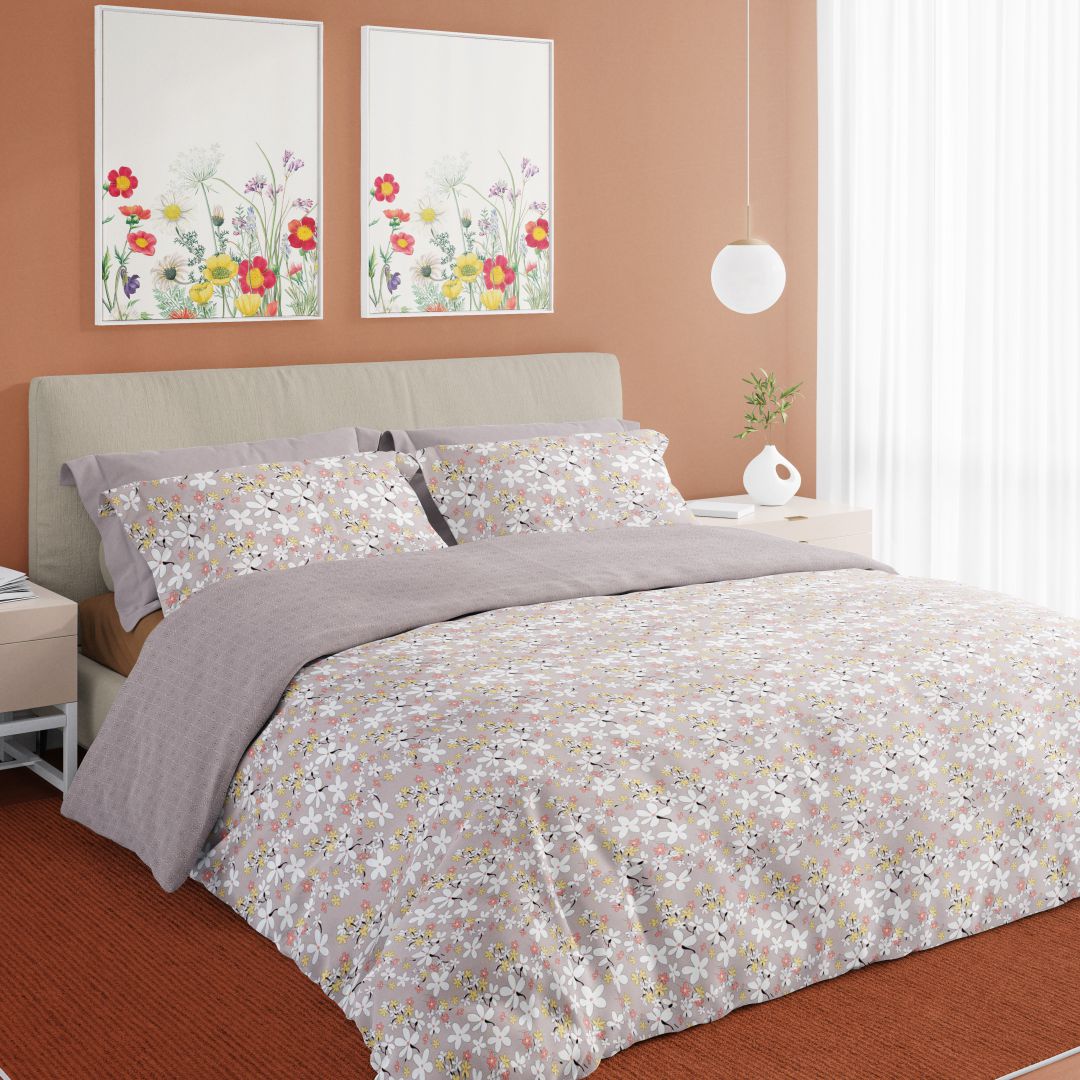 Night Queen All Season Reversible Comforter Double Bed - Trenton