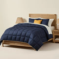 Trenton Midnight Comforter | Reversible, | 220 GSM | Double Bed 100x90 Inch | Ultra Soft AC Quilt - Trenton