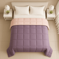 Trenton Midnight Comforter | Reversible, | 220 GSM | Double Bed 100x90 Inch | Ultra Soft AC Quilt - Trenton
