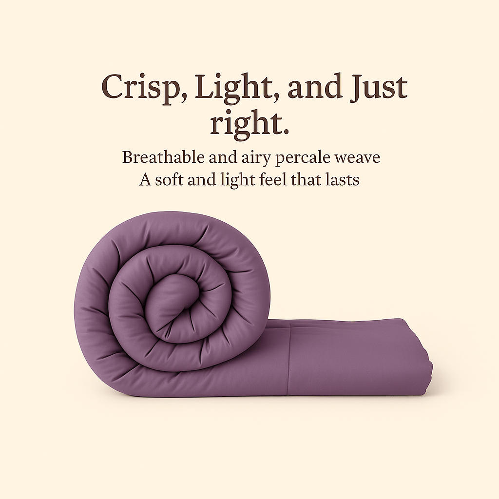 Trenton Midnight Comforter | Reversible, | 220 GSM | Double Bed 100x90 Inch | Ultra Soft AC Quilt - Trenton
