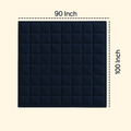 Trenton Midnight Comforter | Reversible, | 220 GSM | Double Bed 100x90 Inch | Ultra Soft AC Quilt - Trenton