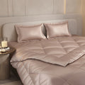 Trenton Midnight Comforter | Reversible, | 220 GSM | Double Bed 100x90 Inch | Ultra Soft AC Quilt - Trenton
