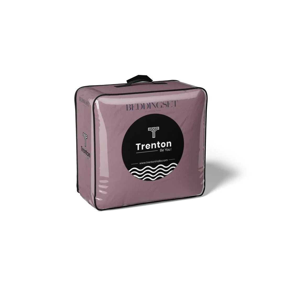 Trenton Midnight Comforter | Reversible, | 220 GSM | Double Bed 100x90 Inch | Ultra Soft AC Quilt - Trenton